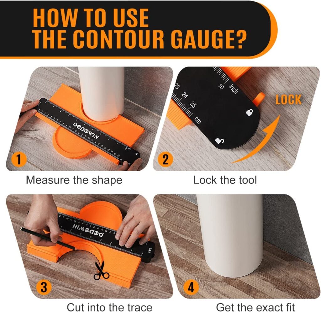 DODOWIN Contour Gauge Profile Tool